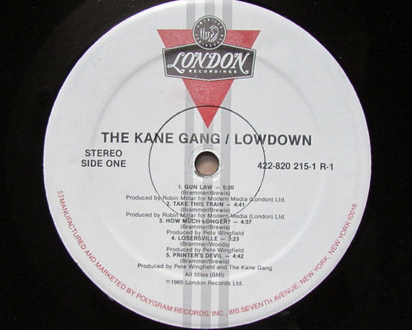 The Kane Gang - Lowdown (Vinyl, LP, Album) Very Good (VG) / Very Good (VG)