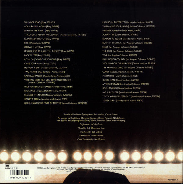 Bruce Springsteen & The E-Street Band - Live/1975-85 (Box Set, Viny...