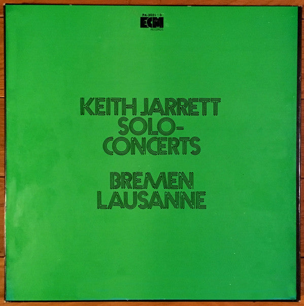 Keith Jarrett - Solo Concerts: Bremen / Lausanne (3xBox Set, Vinyl, LP, Album) Very Good Plus (VG+) / Good Plus (G+)