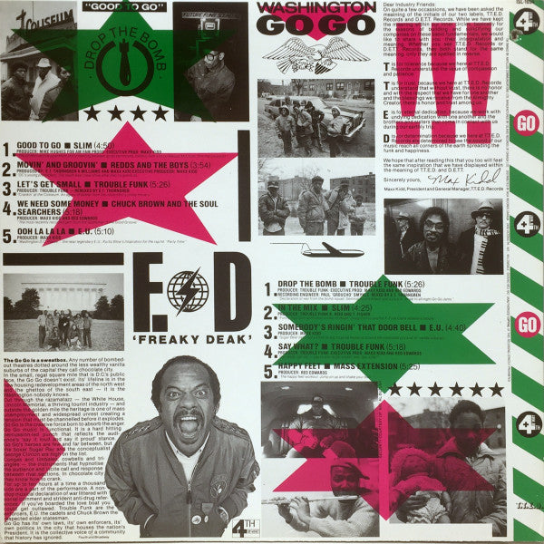 Various - Go Go Crankin' (Vinyl, LP, Compilation) Good Plus (G+) / Good (G)