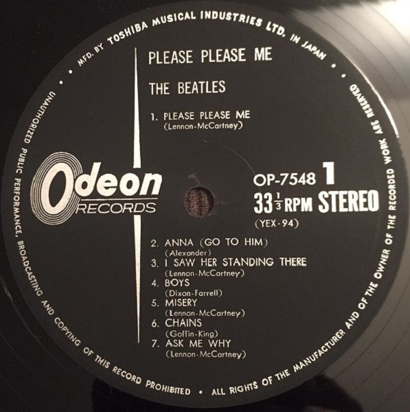 The Beatles - Please Please Me (Vinyl, LP, Album, Stereo) Good Plus (G+) / Good (G)