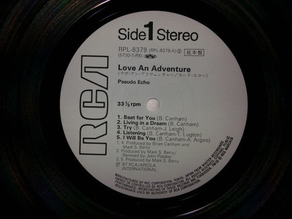 Pseudo Echo - Love An Adventure (Vinyl, LP, Album, Promo)