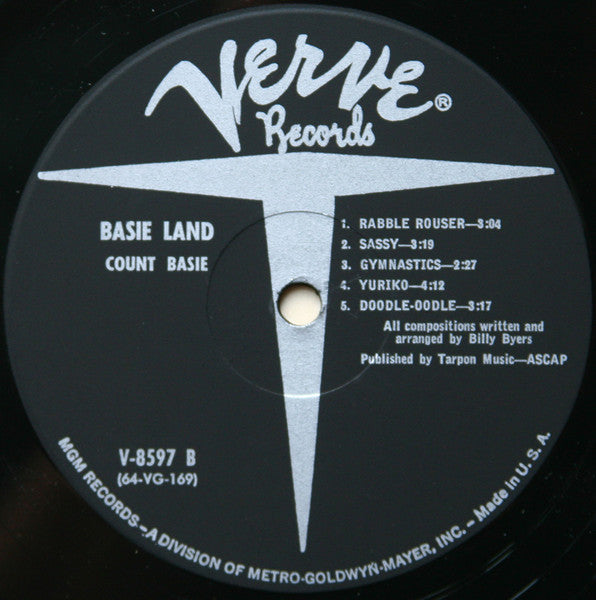 Count Basie - Basie Land (Vinyl, LP, Mono) Good Plus (G+) / Very Good (VG)