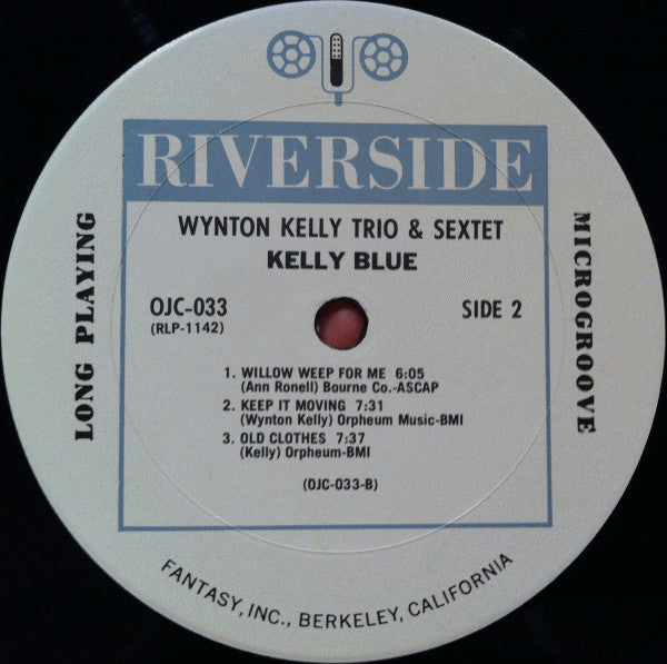 Wynton Kelly - Kelly Blue (Vinyl, LP, Album, Reissue) Very Good Plus (VG+) / Very Good Plus (VG+)
