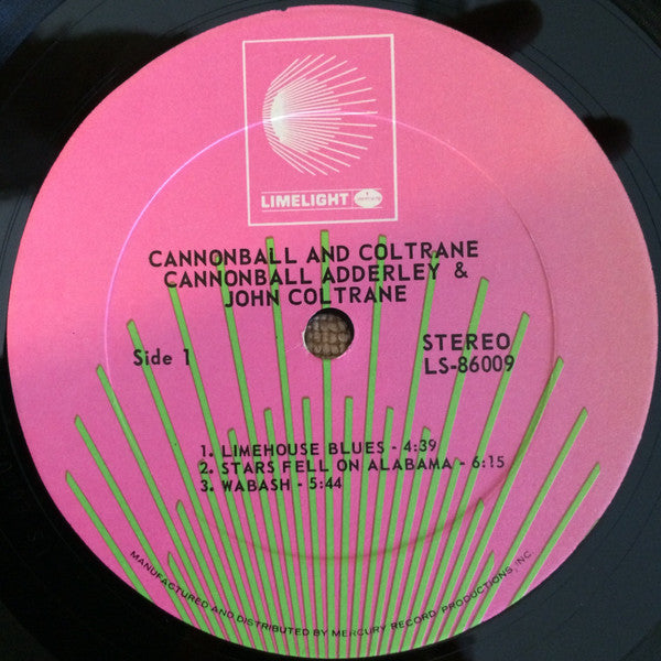Cannonball Adderley - Cannonball & Coltrane (Vinyl, LP, Album, Reis...