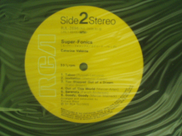 Caterina Valente - Super - Fonics (Vinyl, LP, Compilation) Very Good Plus (VG+) / Good Plus (G+)