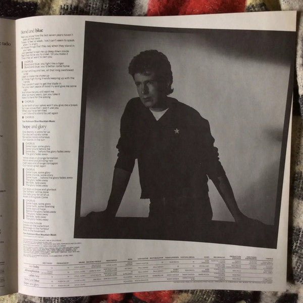 Tom Robinson - Hope And Glory (Vinyl, LP, Album, Promo) Very Good Plus (VG+) / Very Good Plus (VG+)