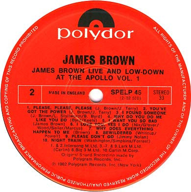 James Brown - James Brown At The Apollo Volume 1 (Vinyl, LP, Reissu...