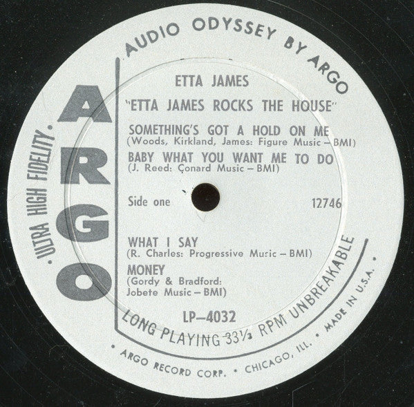 Etta James - Etta James Rocks The House (Vinyl, LP, Album, Mono) Good Plus (G+) / Good (G)