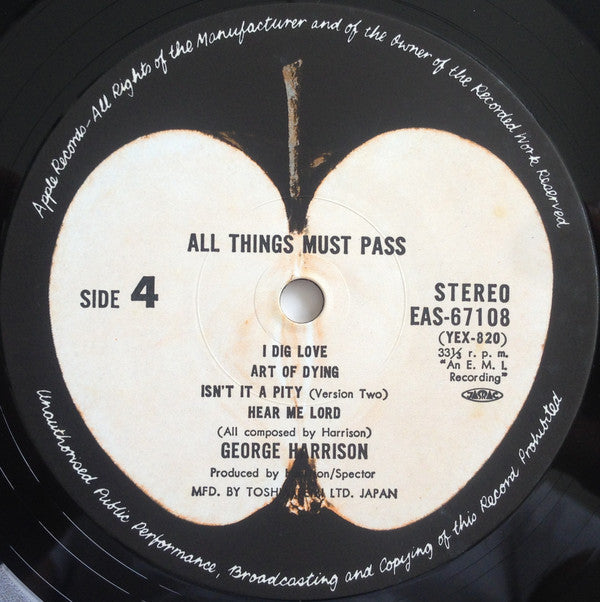 George Harrison - All Things Must Pass (Vinyl, Box Set, LP, Album, ...