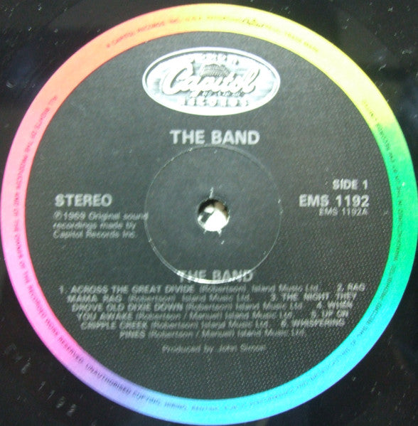 The Band - The Band (Vinyl, LP, Album, Stereo, Reissue) Near Mint (NM or M-) / Very Good Plus (VG+)