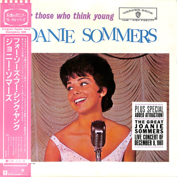 Joanie Sommers - For Those Who Think Young (Vinyl, LP, Album, Reissue, Stereo) Near Mint (NM or M-) / Very Good Plus (VG+)