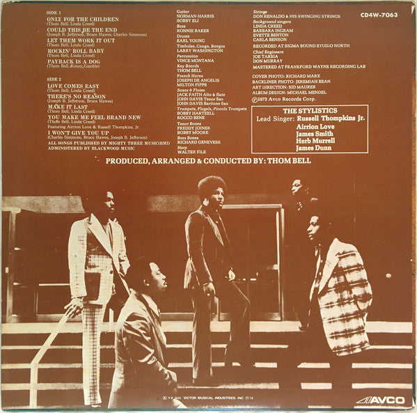 The Stylistics - Rockin' Roll Baby (Vinyl, LP, Album, Quadraphonic) Very Good (VG) / Very Good (VG)