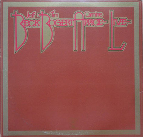 Beck, Bogert & Appice - Beck, Bogert & Appice Live (Vinyl, LP, Album)