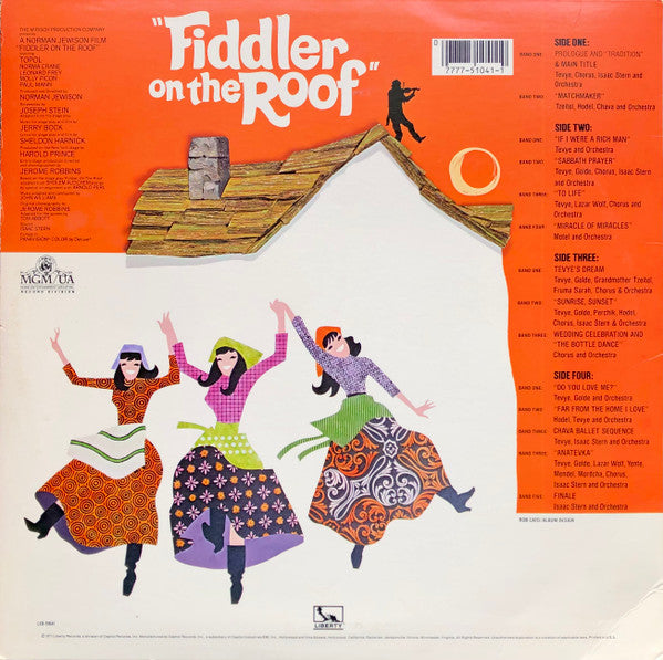 John Williams (4) - Fiddler On The Roof (Original Motion Picture Soundtrack Recording) (2xVinyl, LP, Album, Deluxe Edition, Reissue, Stereo) Very Good (VG) / Very Good (VG)