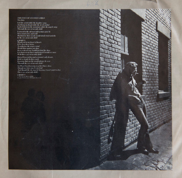 Tom Jans - The Eyes Of An Only Child (Vinyl, LP, Album, Stereo) Good Plus (G+) / Good Plus (G+)