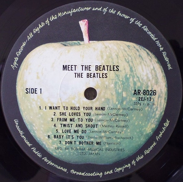 The Beatles - Meet The Beatles! (Vinyl, LP, Album, Reissue, Mono)