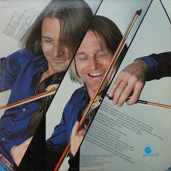 David LaFlamme - Inside Out (Vinyl, LP, Album) Good Plus (G+) / Good (G)