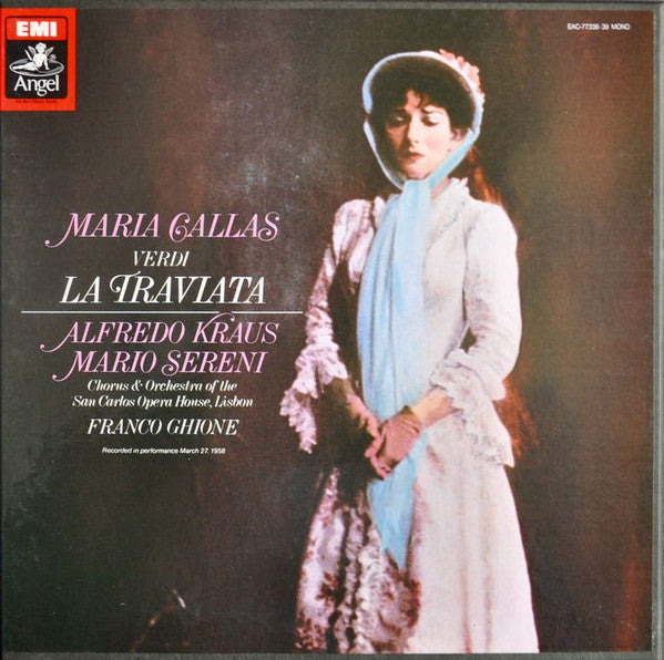 Giuseppe Verdi - La Traviata (2xVinyl, Box Set, LP, Mono) Very Good Plus (VG+) / Very Good (VG)
