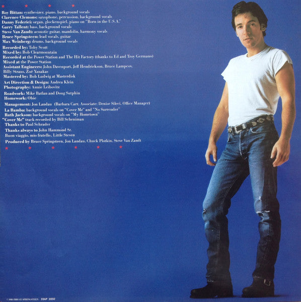 Bruce Springsteen - Born In The U.S.A. (Vinyl, LP, Album, Stereo) Very Good Plus (VG+) / Very Good (VG)