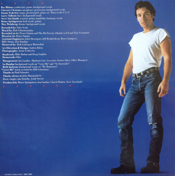 Bruce Springsteen - Born In The U.S.A. (Vinyl, LP, Album, Stereo)