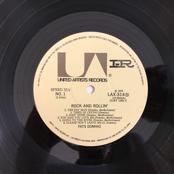 Fats Domino - Rock And Rollin' With Fats Domino (Vinyl, LP, Reissue, Mono) Very Good Plus (VG+) / Very Good (VG)