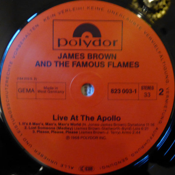 James Brown - Live At The Apollo (2xVinyl, LP, Reissue, Stereo) Very Good (VG) / Very Good (VG)