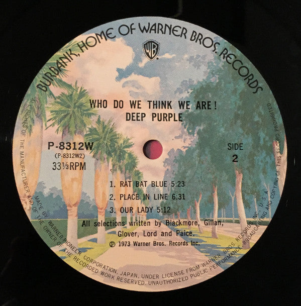 Deep Purple - Who Do We Think We Are (Vinyl, LP, Album, Reissue)