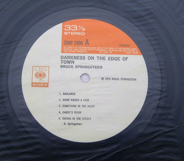 Bruce Springsteen - Darkness On The Edge Of Town (Vinyl, LP, Album,...