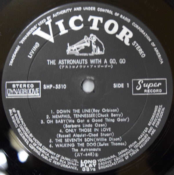 The Astronauts (3) - Down The Line (Vinyl, LP, Stereo) Near Mint (NM or M-) / Very Good Plus (VG+)