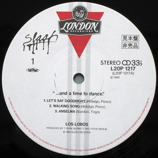 Los Lobos - "...And A Time To Dance." (Vinyl, 12", EP) Very Good (VG) / Very Good (VG)