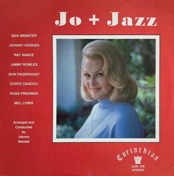 Jo Stafford - Jo + Jazz (Vinyl, LP, Album, Stereo, Reissue) Very Good (VG) / Very Good (VG)