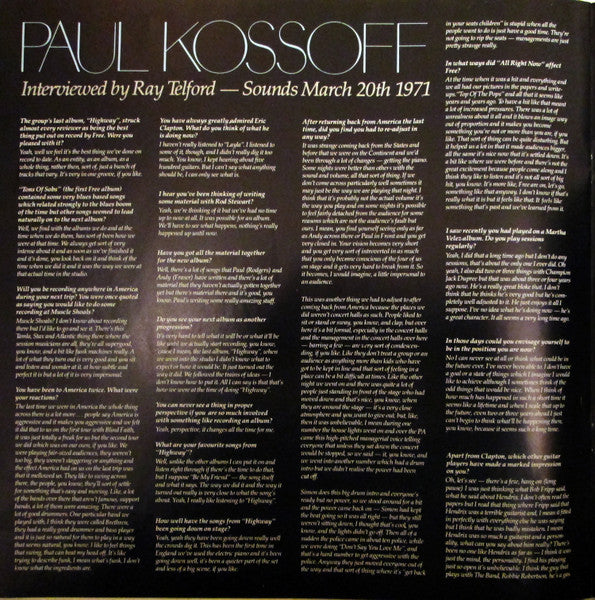 Paul Kossoff - Blue Soul (2xVinyl, LP, Compilation) Very Good (VG) / Very Good (VG)