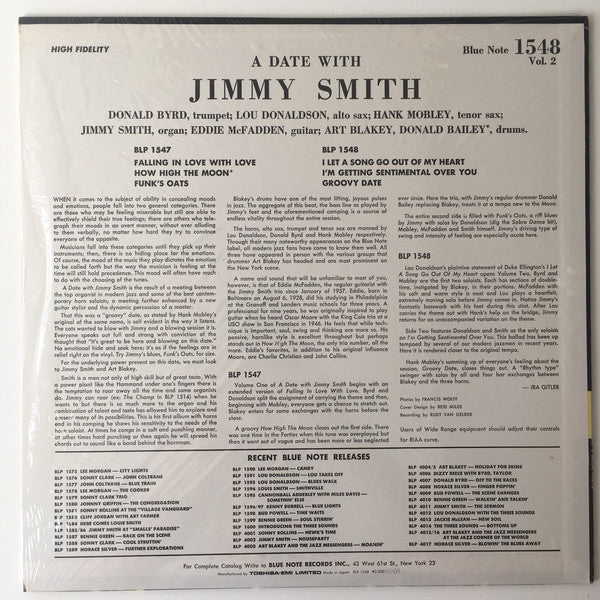 Jimmy Smith - A Date With Jimmy Smith Volume Two (Vinyl, LP, Album,...