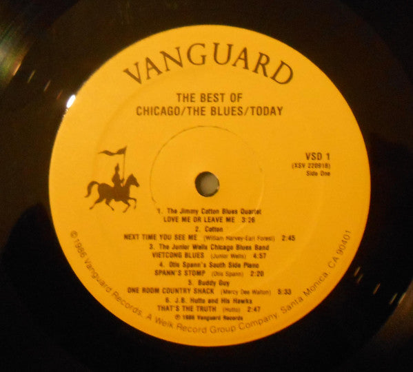 Various - The Best Of The Chicago Blues (2xVinyl, LP, Compilation, Reissue, Stereo) Very Good Plus (VG+) / Very Good (VG)