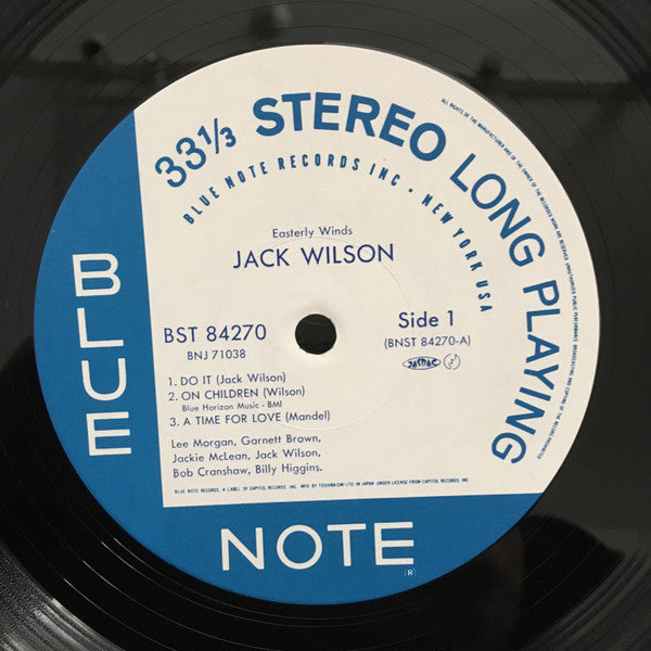Jack Wilson - Easterly Winds (Vinyl, LP, Album, Reissue) Very Good Plus (VG+) / Near Mint (NM or M-)