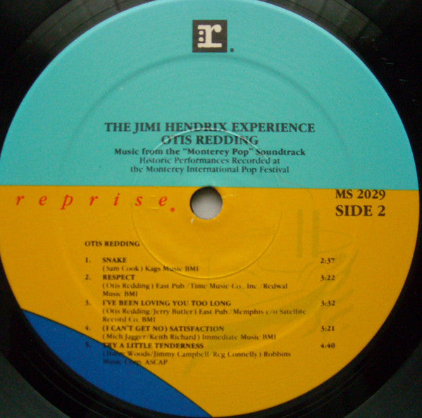 Otis Redding - Historic Performances Recorded At The Monterey International Pop Festival (Vinyl, LP, Album, Reissue) Very Good (VG) / Good Plus (G+)