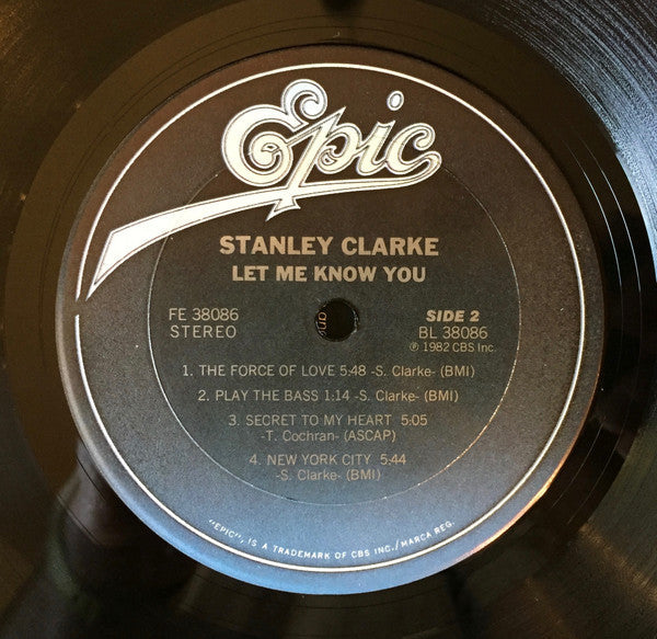 Stanley Clarke - Let Me Know You (Vinyl, LP, Album, Stereo)