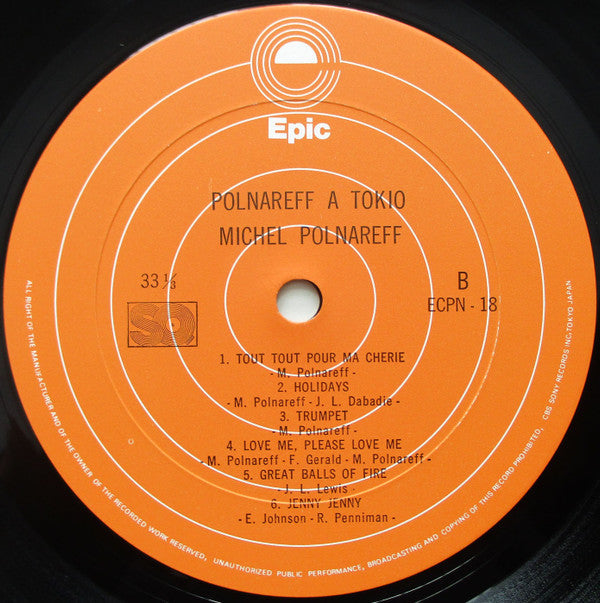 Michel Polnareff - Polnareff A Tokio (Vinyl, LP, Album, Quadraphonic)
