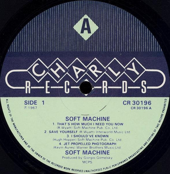 Soft Machine - Soft Machine (Vinyl, LP, Reissue) Near Mint (NM or M-) / Very Good Plus (VG+)