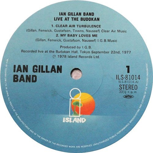 Ian Gillan Band - Live At The Budokan (Vinyl, LP, Album, Stereo)
