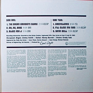 Jimmy Smith - Organ Grinder Swing (Vinyl, LP, Album, Reissue, Stereo)