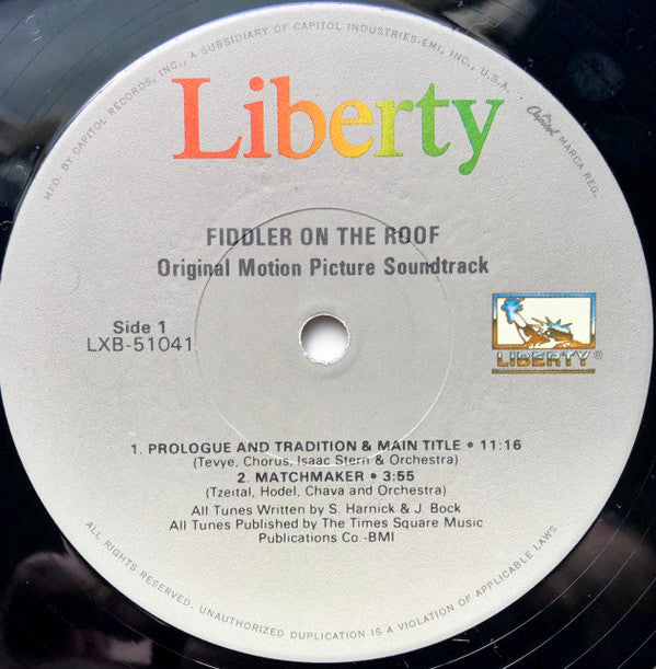 John Williams (4) - Fiddler On The Roof (Original Motion Picture Soundtrack Recording) (2xVinyl, LP, Album, Deluxe Edition, Reissue, Stereo) Very Good (VG) / Very Good (VG)