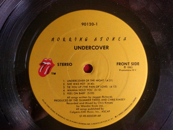 The Rolling Stones - Undercover (Vinyl, LP, Album, Stereo) Very Good (VG) / Very Good Plus (VG+)
