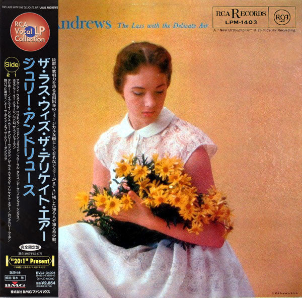Julie Andrews - The Lass With The Delicate Air (Vinyl, LP, Album, Limited Edition, Mono) Very Good Plus (VG+) / Near Mint (NM or M-)