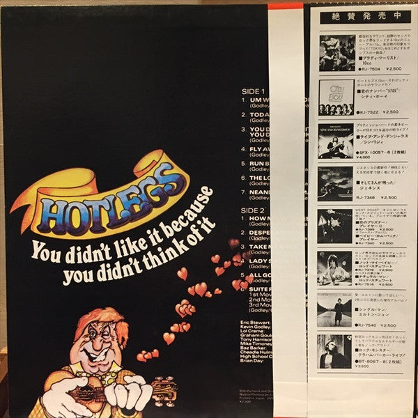 Hotlegs - You Didn't Like It Because You Didn't Think Of It (Vinyl, LP, Compilation, Stereo, Mono) Very Good Plus (VG+) / Very Good Plus (VG+)