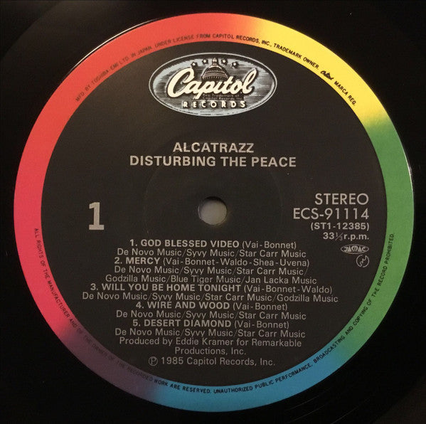 Alcatrazz - Disturbing The Peace (Vinyl, LP, Album, Stereo)