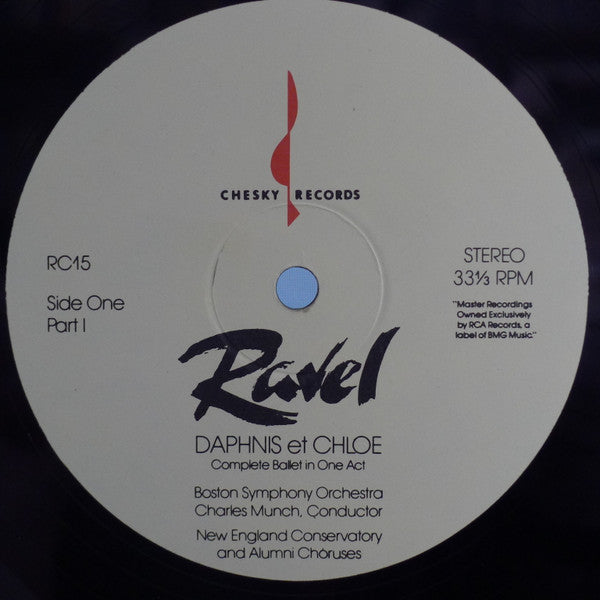 Maurice Ravel - Daphnis Et Chloe Complete Ballet in One Act (Vinyl, LP, Reissue, Stereo) Very Good Plus (VG+) / Very Good Plus (VG+)