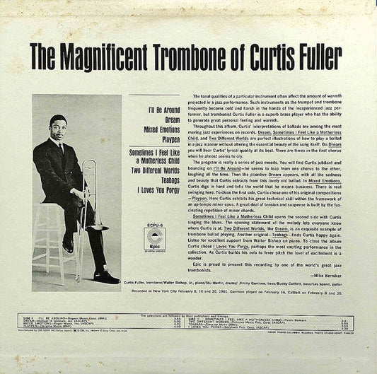 Curtis Fuller - The Magnificent Trombone Of Curtis Fuller (Vinyl, LP, Album, Reissue, Stereo) Very Good Plus (VG+) / Very Good Plus (VG+)