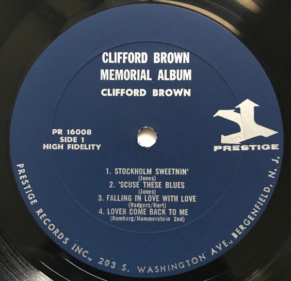 Clifford Brown - Clifford Brown Memorial Album (Vinyl, LP, Compilation, Reissue, Mono) Very Good Plus (VG+) / Very Good Plus (VG+)